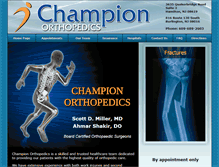 Tablet Screenshot of orthochamp.com